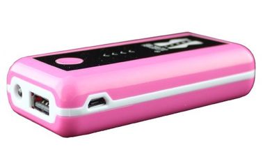 Mini Universele Draagbare Machtsbank Roze USB voor iPhone/Samsung