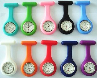 Het hete Zakhorloge van de het Siliconeverpleegster van de Verkoop Super Manier, Artsenhorloge, het Horloge van de Siliconemanchet