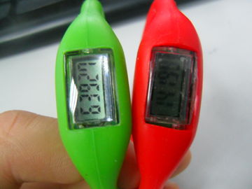 Promotie de Pedometerhorloge van de Silicone Rubbermanchet, Multifunctioneel de Manchethorloge van het Bewegingssilicone