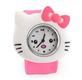 Het leuke Horloge van de Siliconemanchet, de Kinderenpolshorloge van de Siliconemanchet