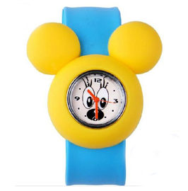 Van de de Jonge geitjesjongen van MICKEY het Leuke van de het Meisjes Rubber Snap-on Tik Horloge van de het Siliconemanchet