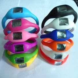 Het milieuhorloge van de Siliconemanchet met Elektronische Aandrijving, Anti - Trilling