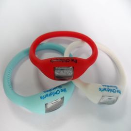100% zwemt het Milieuvriendelijke Horloge van de Siliconemanchet, Pols van Anion de Negatieve Ionensporten Horloge