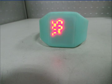 12 van het de Manchethorloge van het kleurensilicone Horloge van de Aanrakingsscrenn het Modieuze Geleide