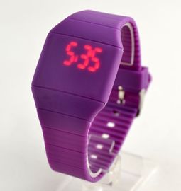 Het Horloge van het aanrakingsscherm het Knipperen het Horloge van de Siliconemanchet met Douaneembleem