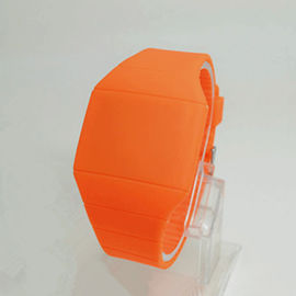 Het Horloge van het aanrakingsscherm het Knipperen het Horloge van de Siliconemanchet met Douaneembleem