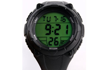 LCD Gr Backlight Multifunctioneel Digitaal Horloge 3 ATM-Bestand Water