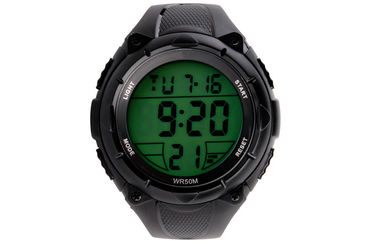 LCD Gr Backlight Multifunctioneel Digitaal Horloge 3 ATM-Bestand Water