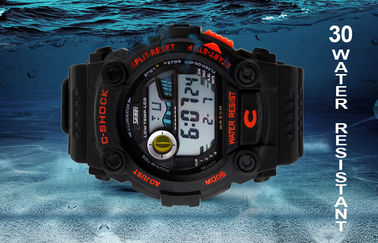 Schokbestendige Multifunctionele Horlogepu Riem met Chronometer