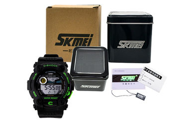 Schokbestendige Multifunctionele Horlogepu Riem met Chronometer