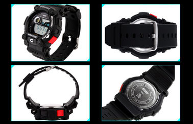 Schokbestendige Multifunctionele Horlogepu Riem met Chronometer