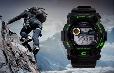 Schokbestendige Multifunctionele Horlogepu Riem met Chronometer