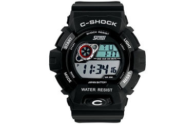 12/24 u-Jonge geitjes van het Schokhorloge 3 ATM maken LCD Multifunctioneel Horloge waterdicht