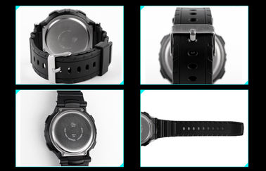 Zwarte Waterdichte Multifunctionele Digitale Grote LCD van het Horloge Dagelijkse Alarm Vertoning