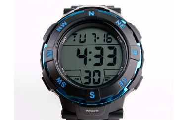 Zwarte Waterdichte Multifunctionele Digitale Grote LCD van het Horloge Dagelijkse Alarm Vertoning