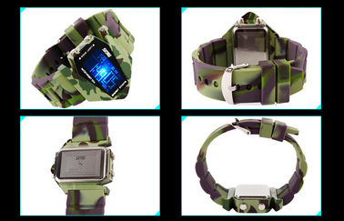 Multifunctioneel Digitaal Horloge Unisex-Gr Backlight 3 het Militaire Polshorloge van ATM