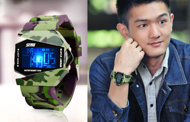 Multifunctioneel Digitaal Horloge Unisex-Gr Backlight 3 het Militaire Polshorloge van ATM
