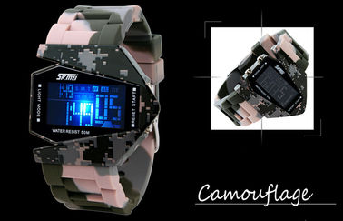 Multifunctioneel Digitaal Horloge Unisex-Gr Backlight 3 het Militaire Polshorloge van ATM