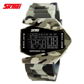 Kleurrijk Camouflage Multifunctioneel Digitaal Horloge, 50m Bestand Water