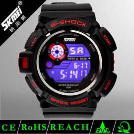 Mensen Multifunctioneel Digitaal Horloge met Klokkengelui het Per uur van Gr Backlight