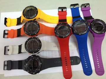 Zwart LCD Multifunctioneel Digitaal Horloge met het Achterlicht van Gr