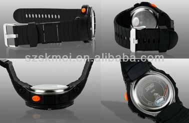 Zwart LCD Multifunctioneel Digitaal Horloge met het Achterlicht van Gr