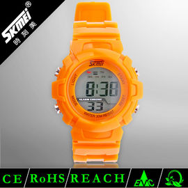LCD Waterdichte het Gebruikspu Plastic Riem van het Sport Multifunctionele Digitale Horloge