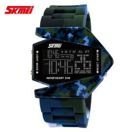 De mengeling kleurt Multifunctioneel Digitaal Horloge met comfortabele siliconeriem