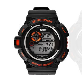 5OM Horloge van Gr Backlight van de water het Bestand Chronograaf Multifunctionele Digitale