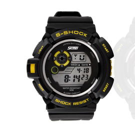 5OM Horloge van Gr Backlight van de water het Bestand Chronograaf Multifunctionele Digitale