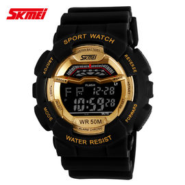 Unisex- Multifunctionele Digitale de Chronometerpu Riem van Horlogesgr Backlight