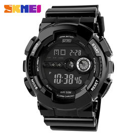 Multifunctionele Digitale Horloge s-Schok Modelpu Riem voor de Studentenjeugd