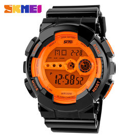 Multifunctionele Digitale Horloge s-Schok Modelpu Riem voor de Studentenjeugd