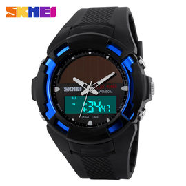 De originele Zonnevoeding van het Schok Multifunctionele Digitale Horloge unisex-