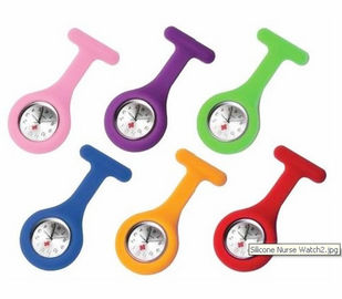 De flexibele Kleurrijke van het het Horloge Zachte Silicone van de Siliconeverpleegster Riem ROHS