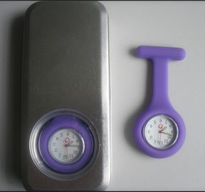 De flexibele Kleurrijke van het het Horloge Zachte Silicone van de Siliconeverpleegster Riem ROHS