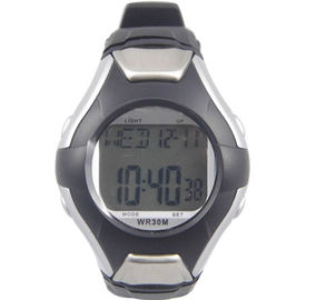 3 ATM maken Multifunctioneel Digitaal Horloge, Zonne Radiocontrolehorloge waterdicht