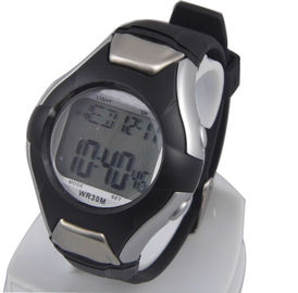 3 ATM maken Multifunctioneel Digitaal Horloge, Zonne Radiocontrolehorloge waterdicht