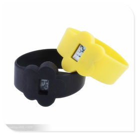 Van de het Silicone het Digitale Armband van de manierstijl Elektronische Horloge