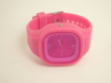 Nieuw Modieus helder Comfortabel de Geleihorloge van het Kwartssilicone