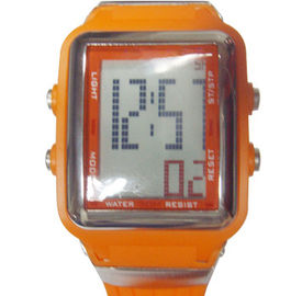 LEIDENE van multifunctionele Mensen Digitale Sporthorloges met 1/100 Chronometer
