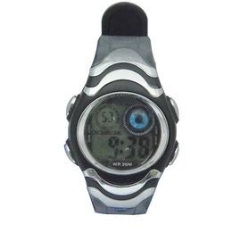 Sla Tegencasio-Dubbele de Tijdvertoning van het Kompas Digitale Horloge