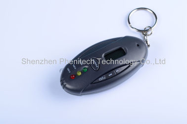 ABS het Plastic Meetapparaat van de de Ademalcohol van Keychain, de digitale Snelle Reactie van de alcoholdetector