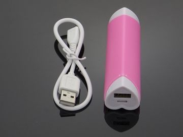 Van de Lippenstiftusb van de hartvorm Draagbare de Machtsbank voor Kleurrijke Iphone/Ipod,