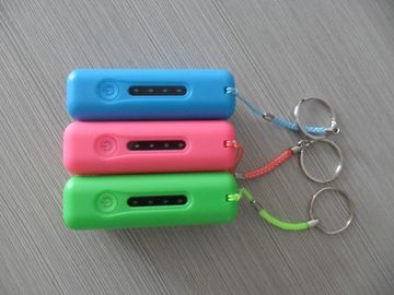 2600mAh Draagbare de Machtsbank van USB met LEIDEN Licht, Rood/Roze/Groen