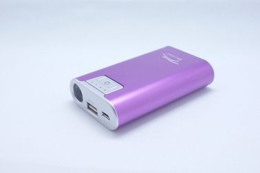 Digitale Draagbare de Machtsbank 6600mAh van USB van het Camerametaal met LEIDENE Toorts