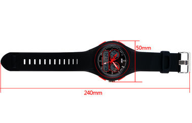 Dame Round Multifunction Analoog-numeriek Polshorloge met Klokkengelui Per uur