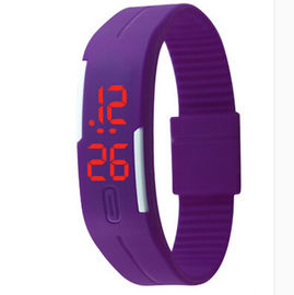 Aangepast Gelei LEIDEN Digitaal Armbandhorloge 3atm met Rood licht voor Paarminnaar