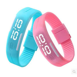 Uiterst dunne Silicone LEIDEN Digitaal Sportenhorloge voor Jonge geitjes, LEIDEN Touchscreen Horloge