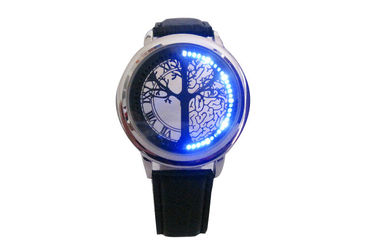 LEIDEN van de leerarmband Digitaal Polshorloge Unisex- voor het Zwemmen, Bestand Water
